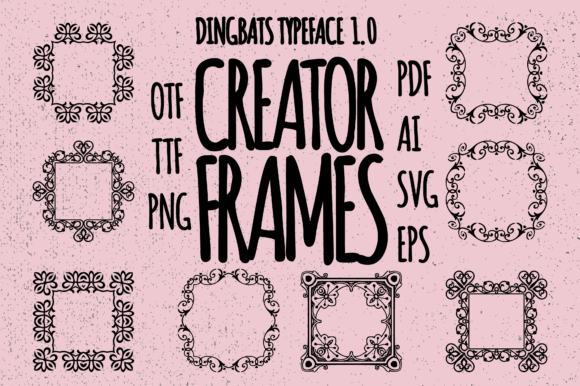 Frames Creator 1.0 Font
