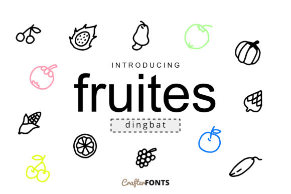 Fruites Doodle Font
