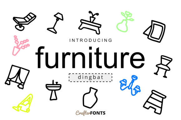 Furniture Doodle Font