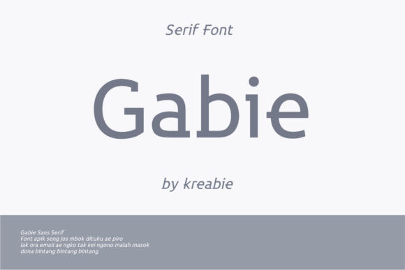 Gabie Font