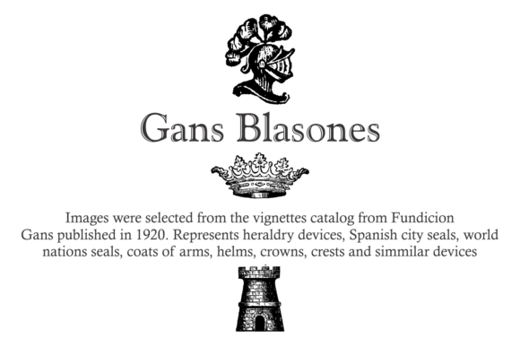 Gans Blasones Family Font