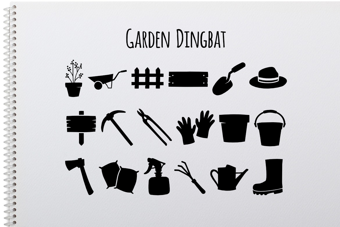 Garden Dingbat Font