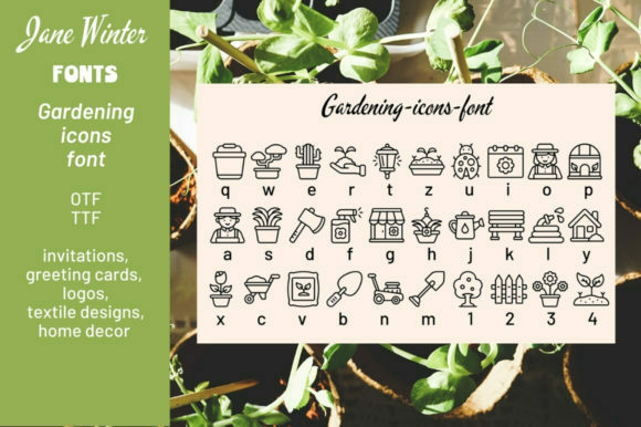 Gardening Icons Font