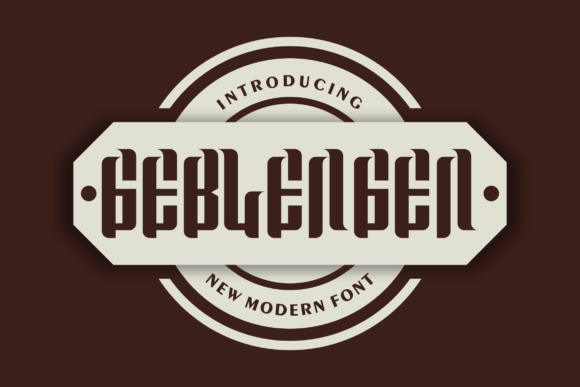 Geblengen Font