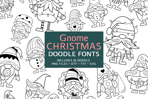 Gnome Christmas Doodle