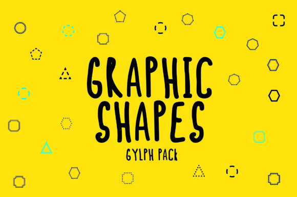 BM Graphics – Graphic Shapes Glyph Font