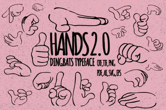 Hands 2.0 Font