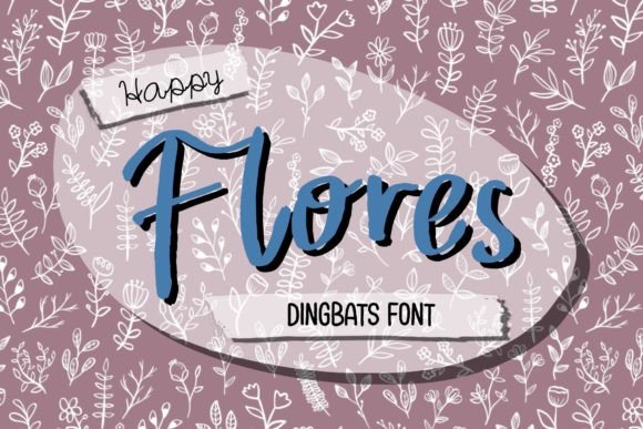 Happy Flores Font