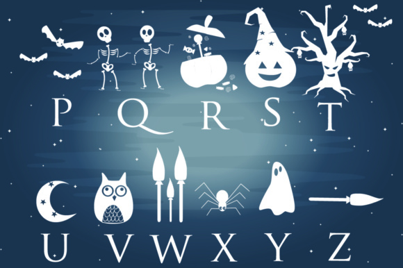 Halloween Dingbats Font