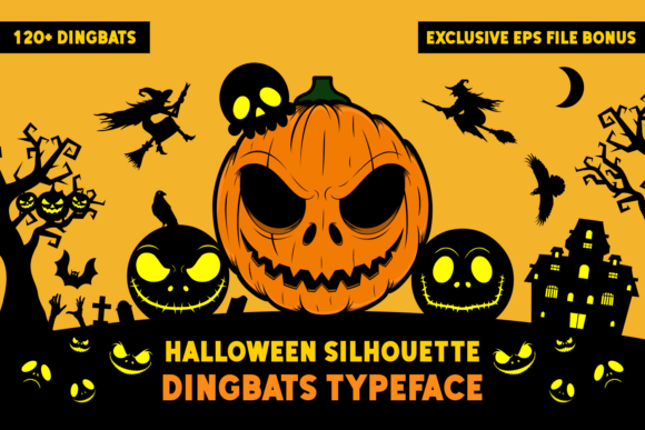 Halloween Silhouette Font