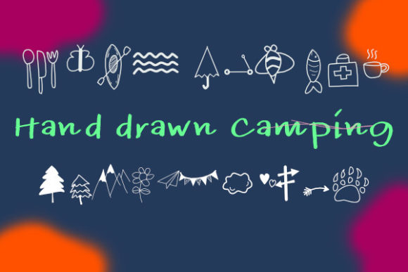 Hand Drawn Camping Font