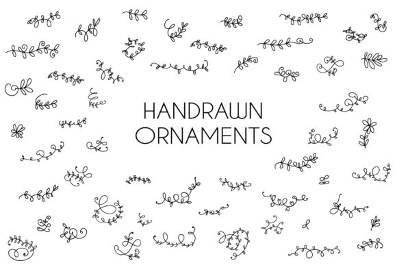Handrawn Ornaments Font