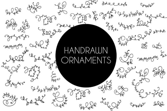 Handrawn Ornaments Font