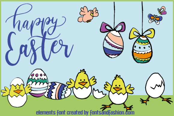 Happy Easter Font