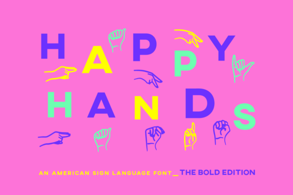 Happy Hands Font