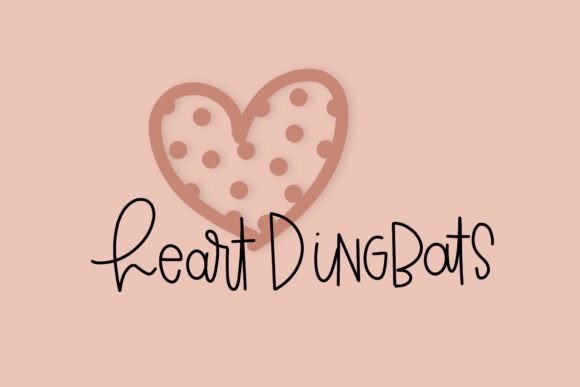 Hearts Dingbats Font