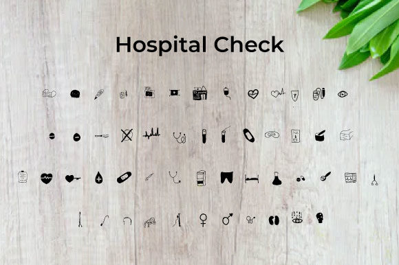 Hospital Check Font