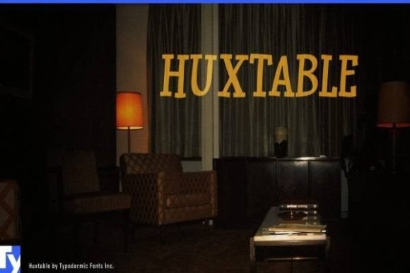 Huxtable Font