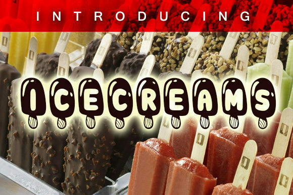 Icecreams Font