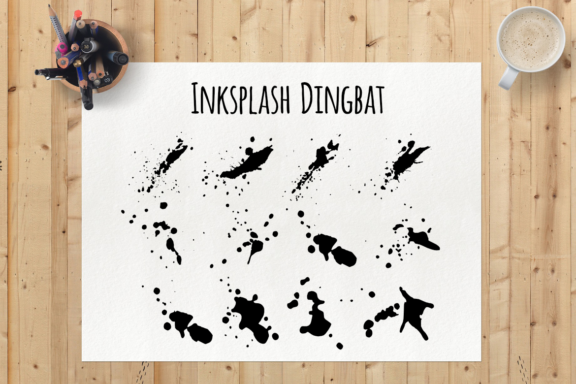 Inksplash Dingbat Font