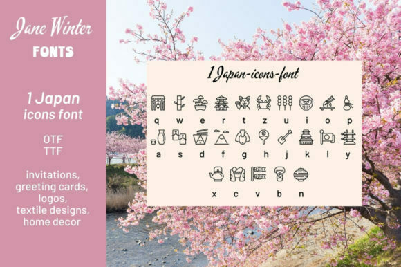 Japan Icons Font