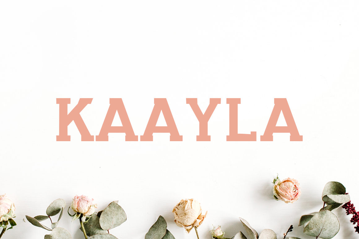 About Kaayla Font