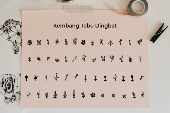 Kembang Tebu Font