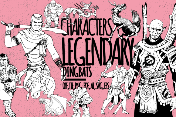 Legendary Characters Font