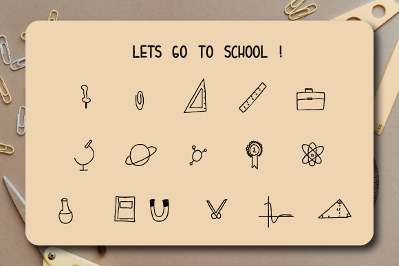 Let’s Go to School Font