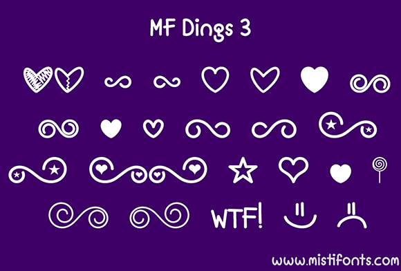 MF Dings 3 Font