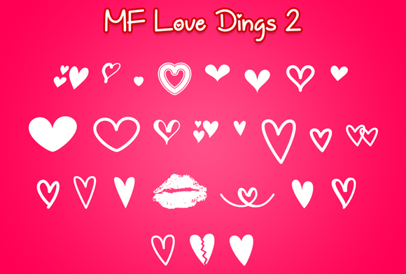 MF Love Dings 2 Font