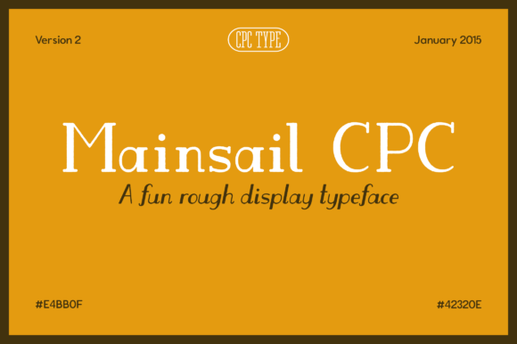 Mainsail CPC Font