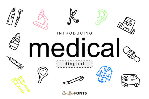 Medical Doodle Font
