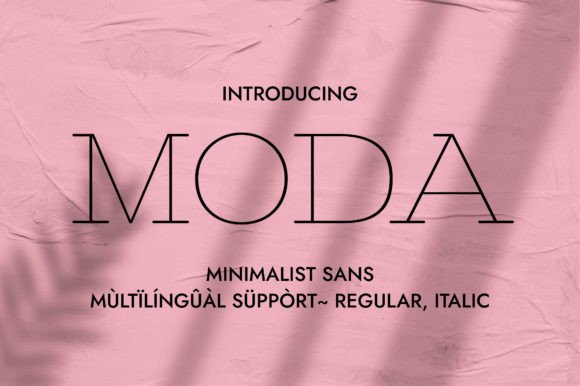 Moda Font