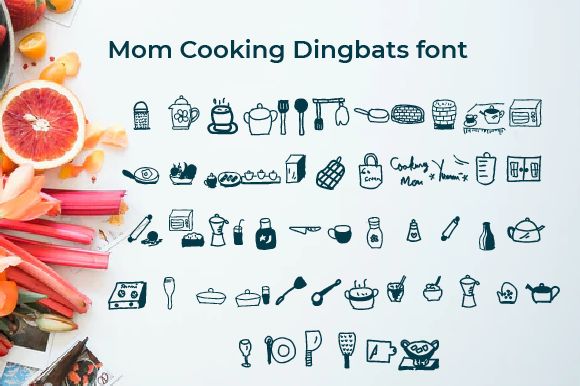 Mom Cooking Font