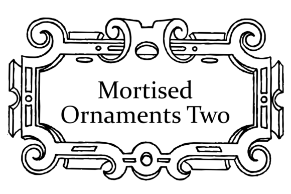 Mortised Ornaments Font