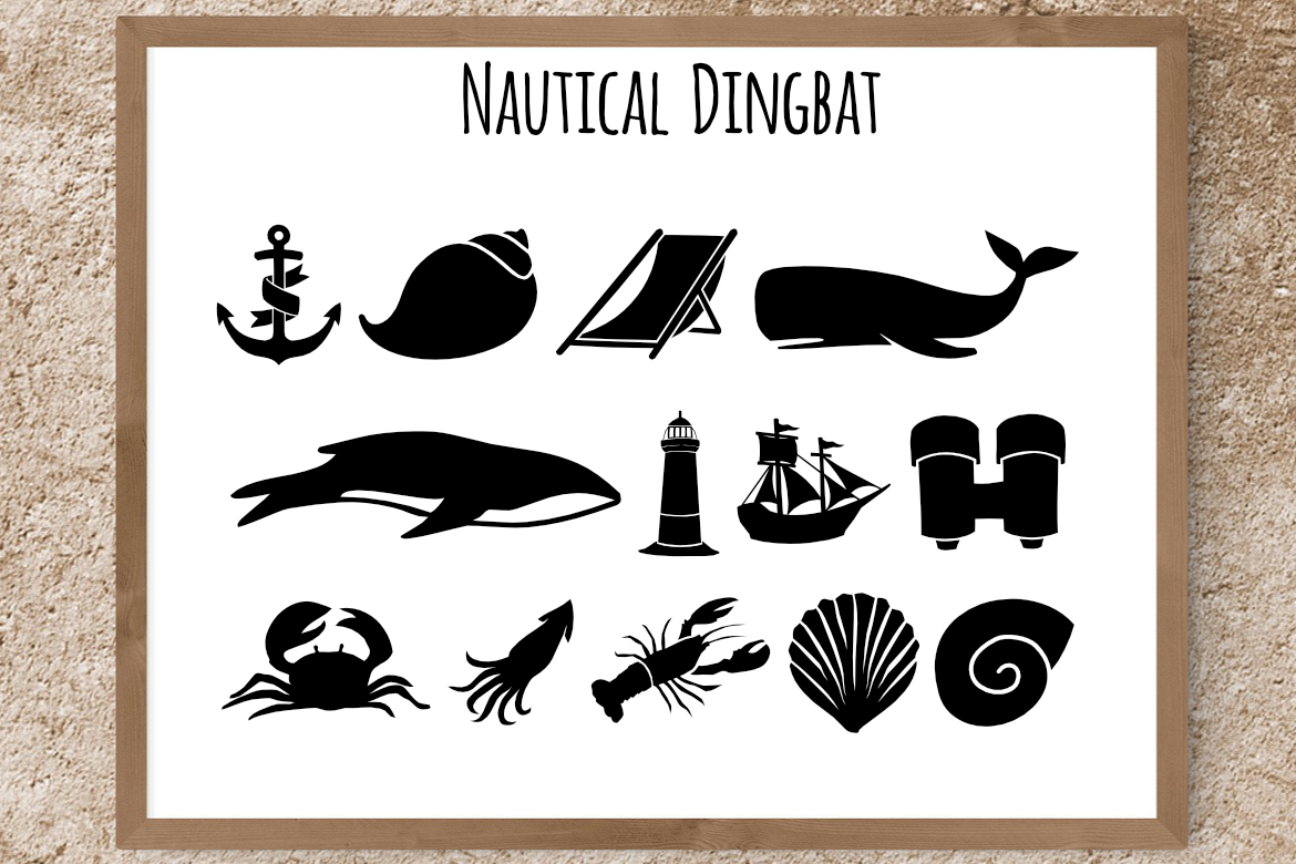 Nautical Dingbat Font