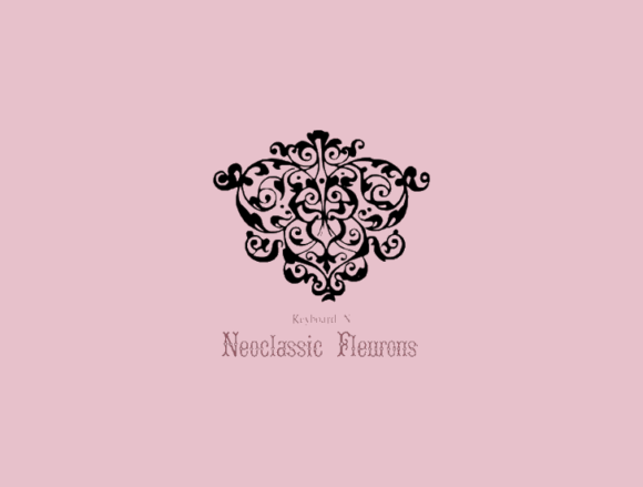 Neoclassic Fleurons Font