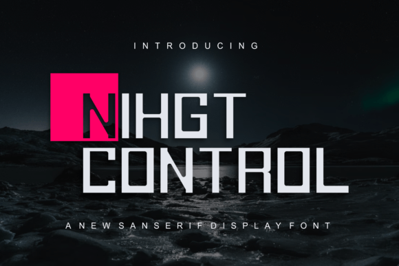 Night Control Font