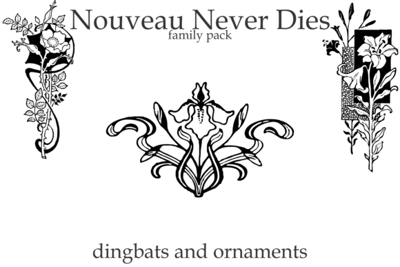 Nouveau Never Dies Family Font