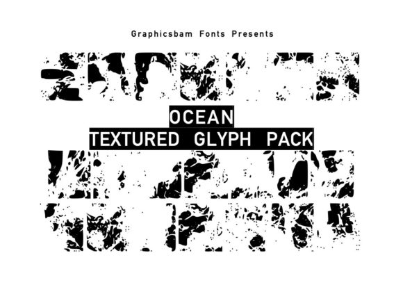 Ocean Textured Glyphs