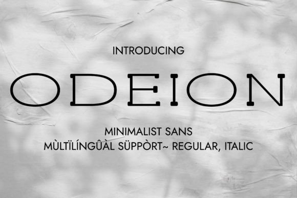 Odeion Font