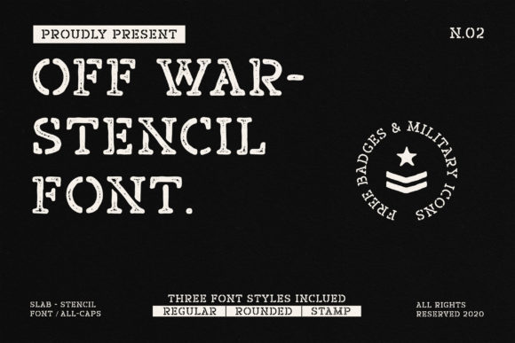 Off War Font