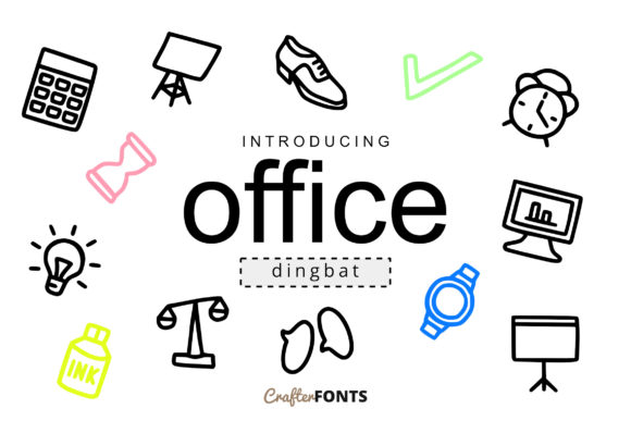 Office Doodle Font