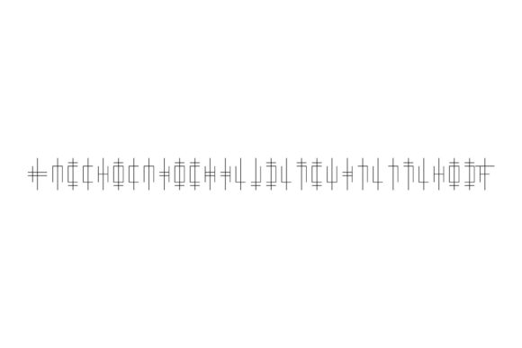 Origin Alphabet Font