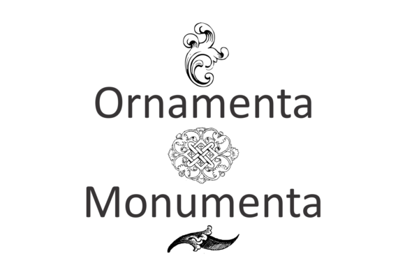 Ornamenta Monumenta Font