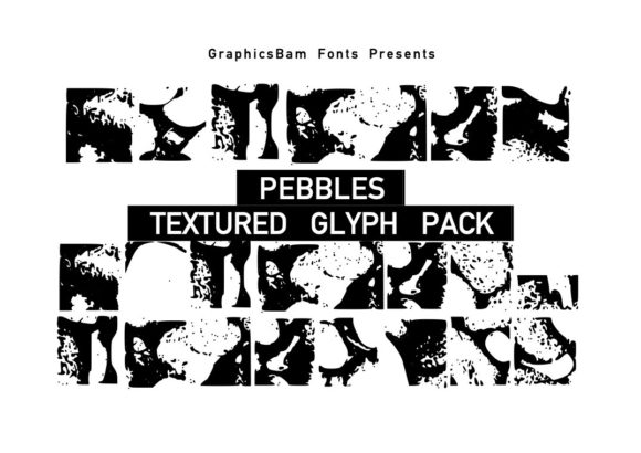 Pebble Stone Glyphs Font