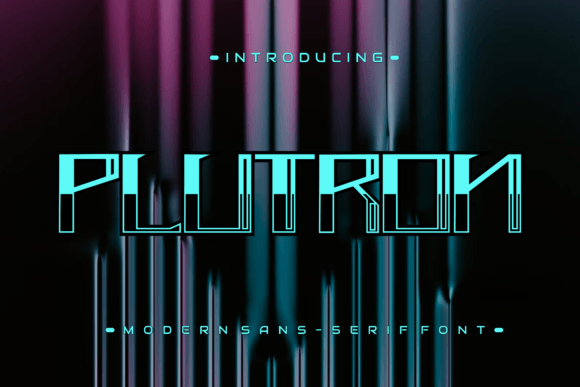 Plutron Font