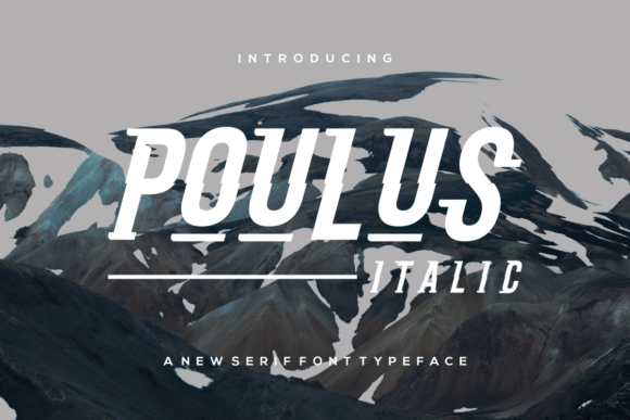 Poulus Italic Font