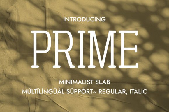 Prime Font